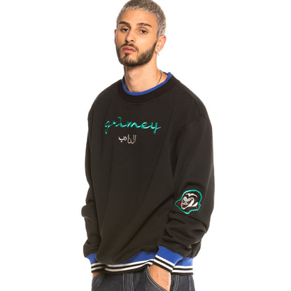GRIMEY ARCH RIVAL GHETTO LOVE CREWNECK BLK