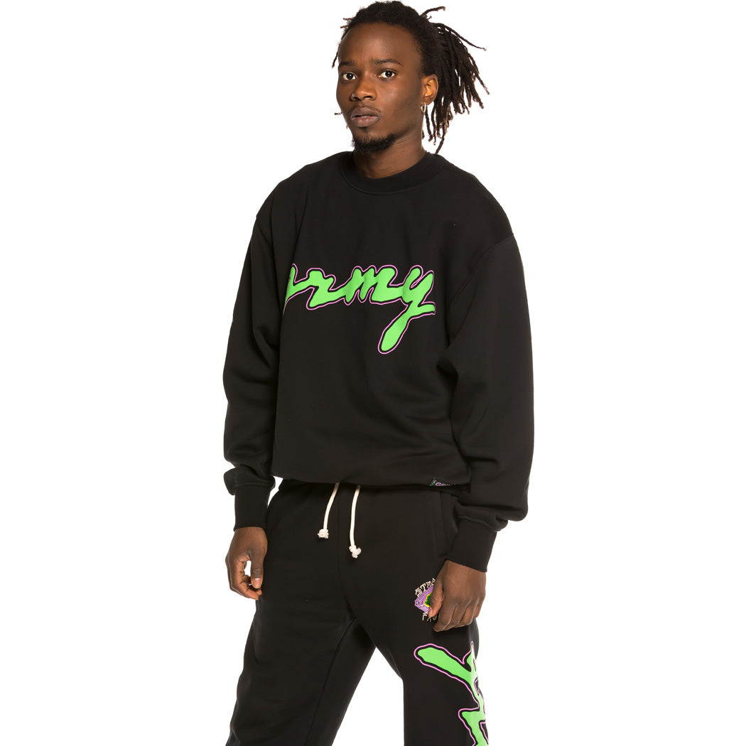 GRIMEY STRANGE FRUIT CREWNECK BLACK