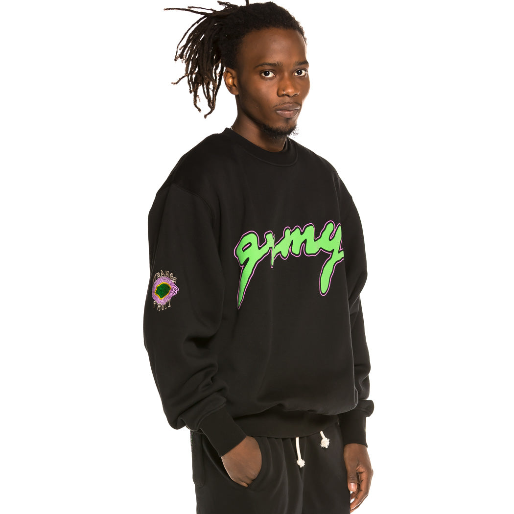 GRIMEY STRANGE FRUIT CREWNECK BLACK