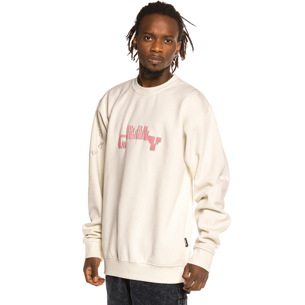 GRIMEY LIVEUTION CREWNECK WHITE