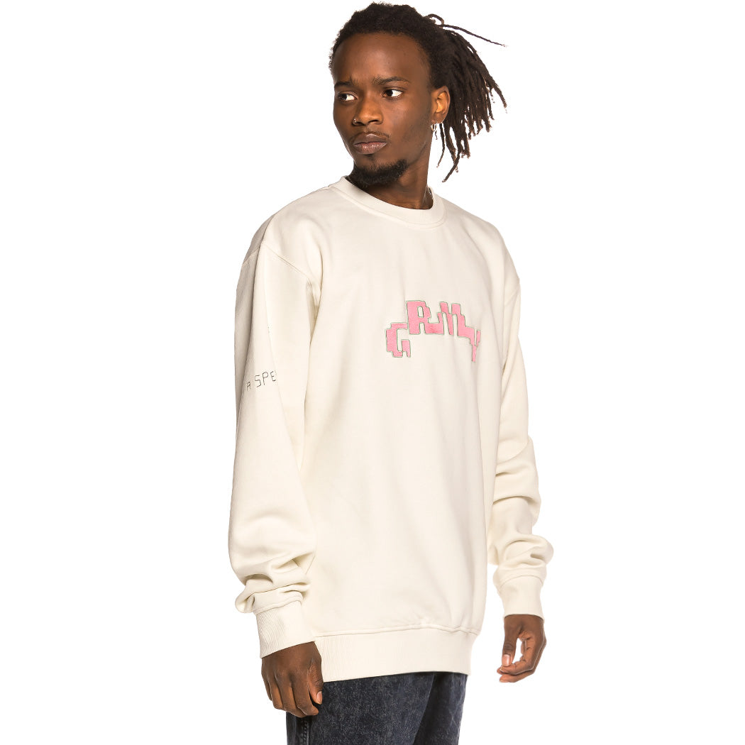 GRIMEY LIVEUTION CREWNECK WHITE