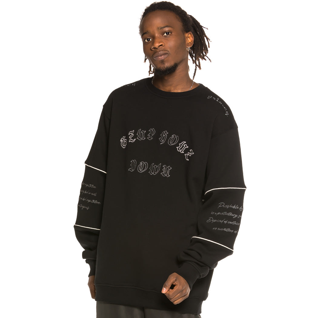 GRMY X GZUZ CREWNECK BLACK