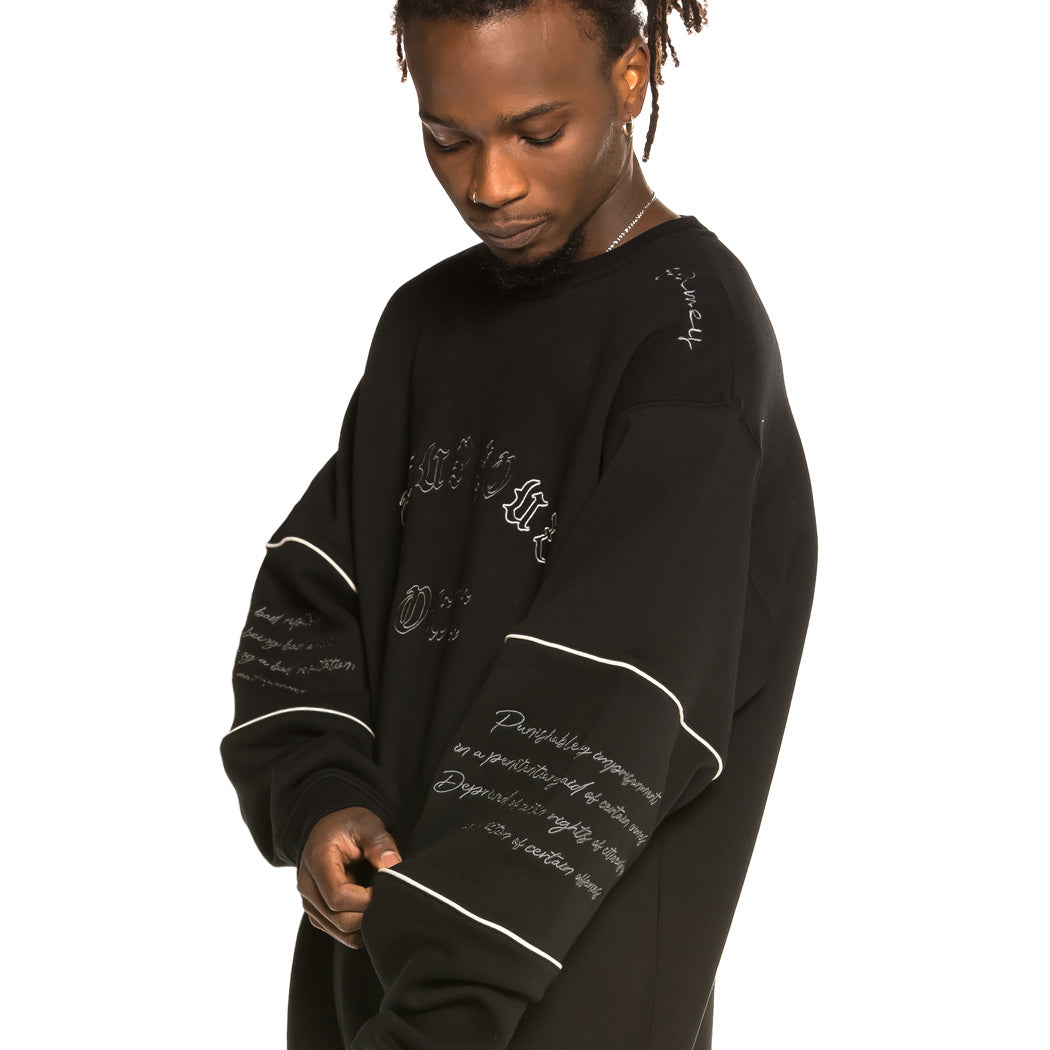 GRMY X GZUZ CREWNECK BLACK