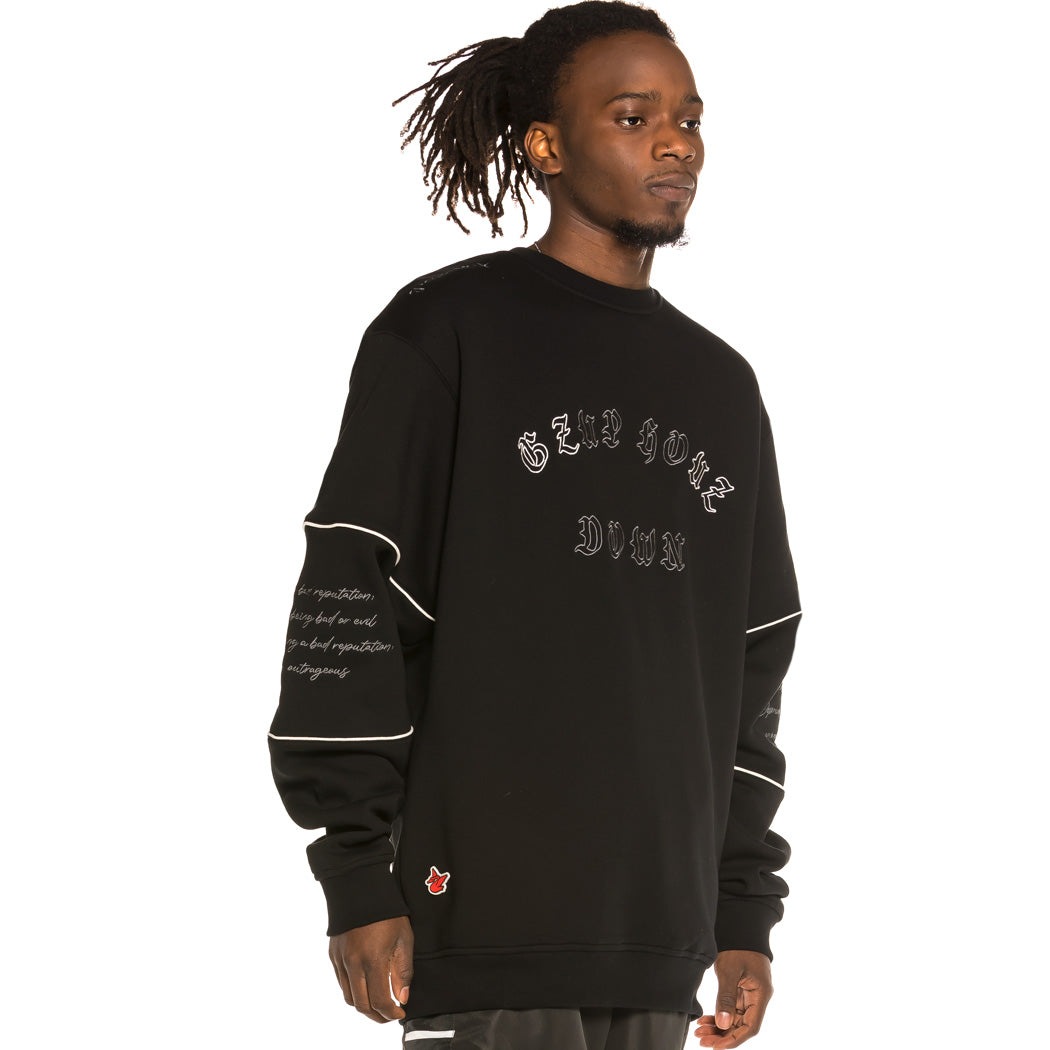 GRMY X GZUZ CREWNECK BLACK