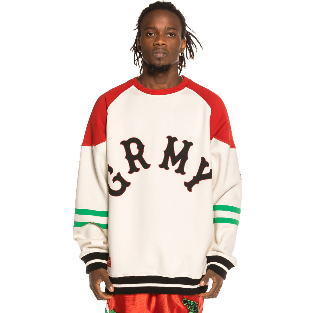 GRIMEY THE LOOT CREWNECK WHITE