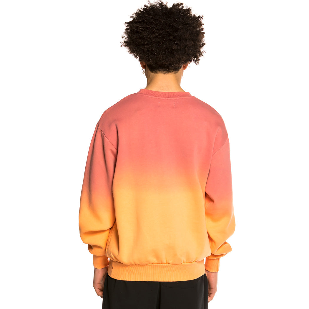 GRIMEY FRENZY GRADIENT CREWNECK PINK