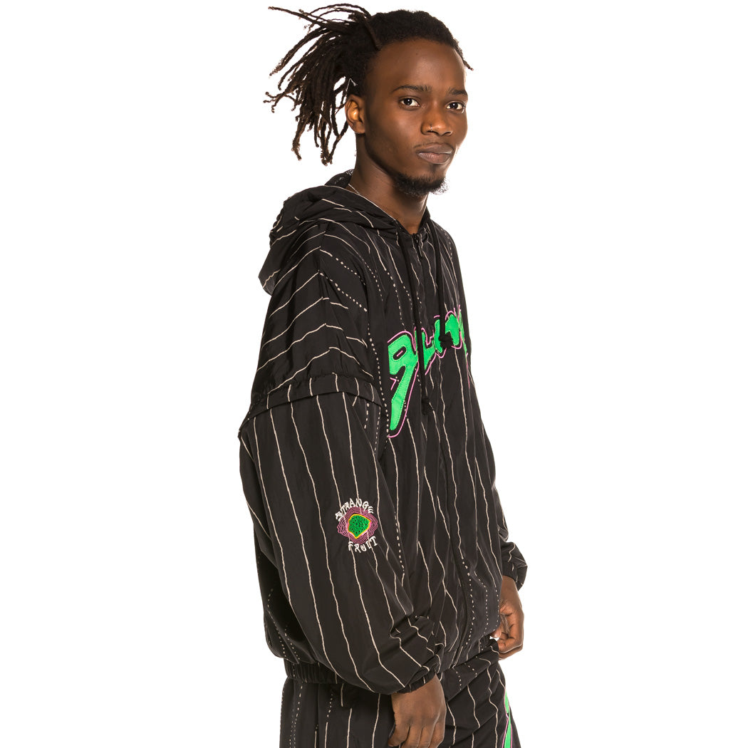 GRIMEY STRANGE FRUIT TRACK JACKET BLACK