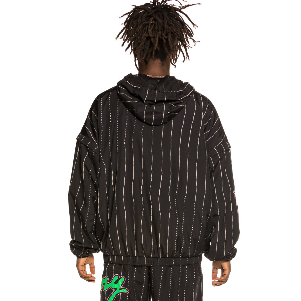 GRIMEY STRANGE FRUIT TRACK JACKET BLACK