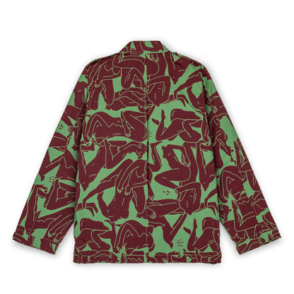 GRIMEY LUST MANTRA TRACK JACKET GREEN