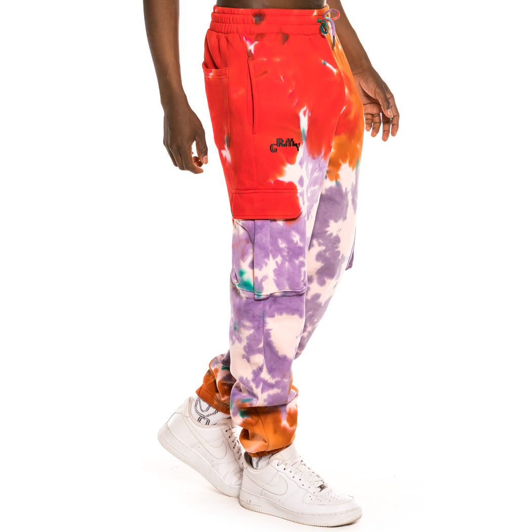 GRIMEY LIVEUTION MAGIC 4 RESISTANCE TIE DYE SWEATPANTS TIE DYE