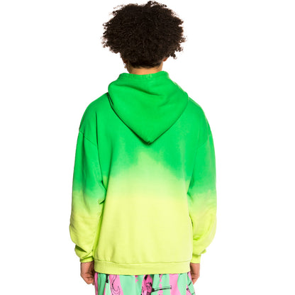 GRIMEY FRENZY GRADIENT HOODIE GREEN