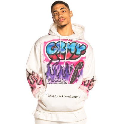 GRIMEY GRMY X SHIRTKINGPHADE HOODIE WHITE