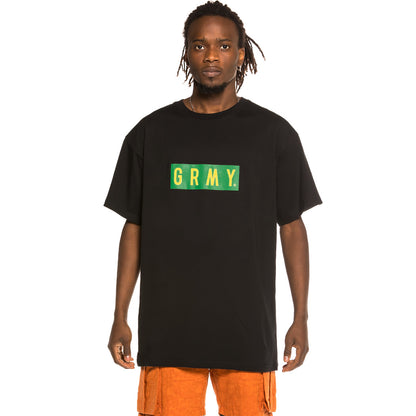 GRIMEY GRIMEY BOX LOGO TEE BLACK