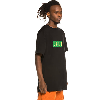 GRIMEY GRIMEY BOX LOGO TEE BLACK
